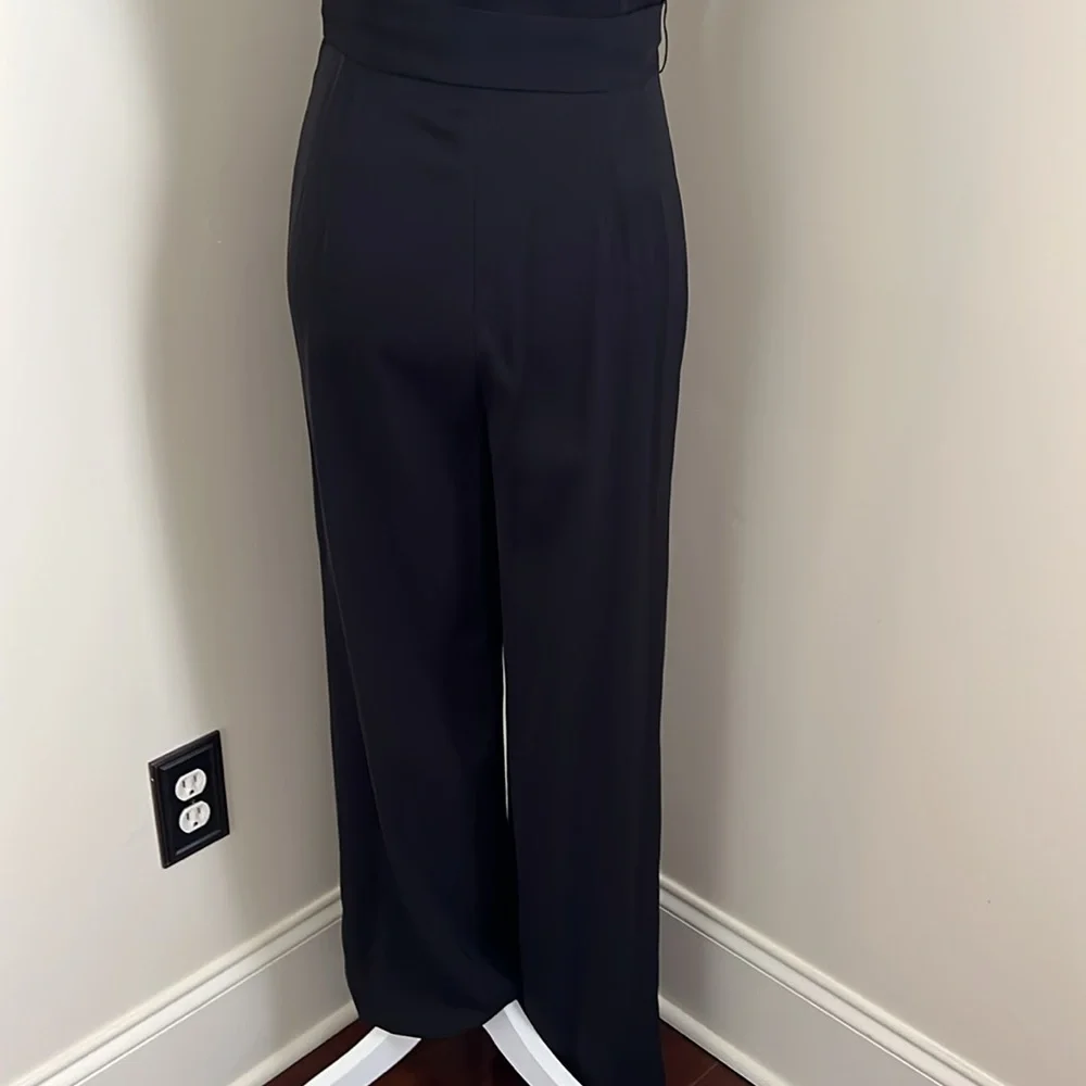 ๐ ANTONIO MELANI Black Jumpsuit with Sweetheart Neckline and Wide-Leg - Picture 13 of 17